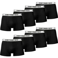 DSTROYED Boxershorts Herren Männer Unterhosen Baumwolle Premium Qualität perfekte Passform (Vorteilspack, 8er, 8er Pack)