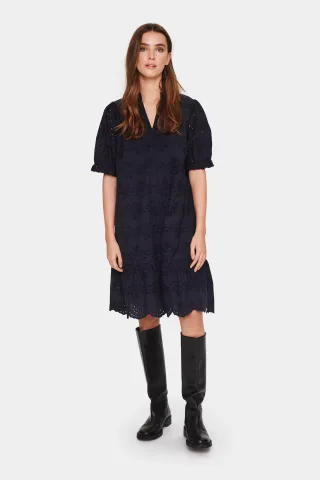 Kleid Gerade Passform Night Sky dark blue