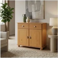 IDIMEX Kommode COLMAR, Kommode Anrichte Schrank Möbel Holz Kiefer massiv 2 Türen