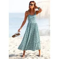 Vivance Midikleid mit Blümchendruck aus Viskosejersey luftiges Sommerkleid, Strandkleid, Blumenkleid, Viskosekleid