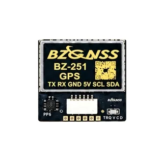 BZCNSS Black Gold 251 GPS Module with Compass High Accuracy FPV Return for RC FPV Racing Drones
