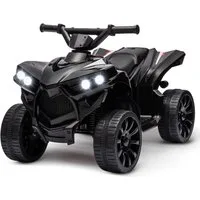GarveeMore Elektro-Kinderauto 6V Elektrisches Quad Für Kinder, Elektroauto Kinder ATV Mit Musik, USB-Anschluss, Hupe, LED-Scheinwerfer