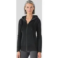 Elevate Life Kapuzensweatjacke Arora sportliche Sweatjacke mit Kapuze und modernen Details stylische Hoodie-Sweatjacke, bequem für Alltag und Freizeit