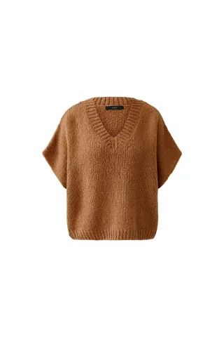Oui - Pullover camel - Gr. - 36