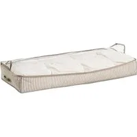Zeller Present Aufbewahrungstasche Stripes (2-tlg), Vlies, beige