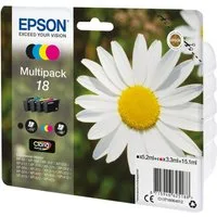 Epson Original 18 Multipack 4er-Pack (C13T18064012) Tintenpatrone