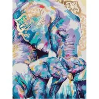 LA CUTE Malen nach Zahlen (Komplettset für 5D Diamond Painting inklusive Leinwand, Diamanten und Werkzeugen, Diamond Painting Set mit Zubehör für DIY-Kreativität und Entspannung), 5D Diamond Painting mit präziser Klebeschicht & Zubehör