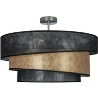 Lindby Deckenleuchten Ayvira, Schwarz IP20, 3 x 60 W
