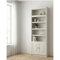 OTTO home Bücherregal mit 2 Türen Soeren Regal Aktenregal B/T/H: 80/29/220 cm, massive Kiefer, FSC®-zertifiziert