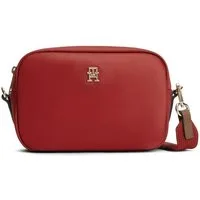 Tommy Hilfiger Mini Bag POPETTE CAMERA BAG, Damen Umhängetasche, Schultertasche mit TH-Schmuckelement