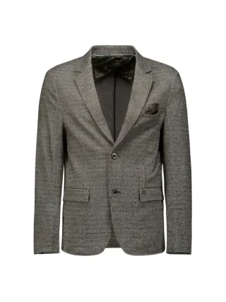 No Excess - Jersey Stretch Blazer schwarz - Gr. - 50