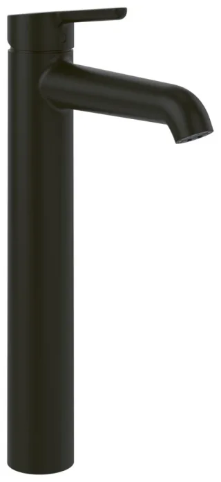 Villeroy & Boch Waschtischarmatur erhöht Skyla TVW116003000 o Ablaufgarnitur Matt Black TVW116003000K5