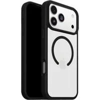 React, Handyhülle transparent/schwarz, iPhone 17 Pro Max, MagSafe