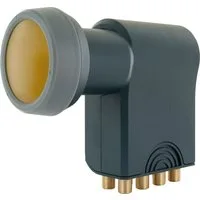 Schwaiger 717402 Universal-Octo-LNB (für 8 Teilnehmer, herausziehbare Wetterschutzabdeckung, anthrazit)