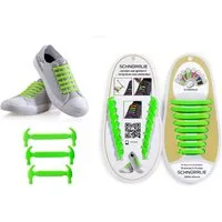 SCHNÜRRLIE Schnürsenkel Silikon Schnürbänder - elastische flache Laces, für Sneaker, Turnschuhe, Sportschuhe uvm