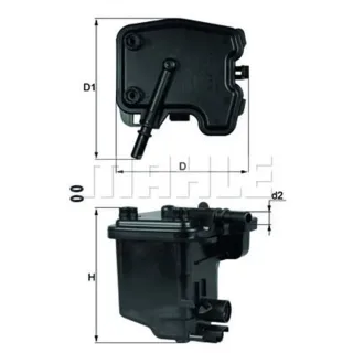 Mahle Kraftstofffilter Citroen Fiat Ford Mazda Mini Peugeot Suzuki Volvo