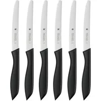 WMF Besteck-Set Vespermesser, Klinge mit Wellenschliff aus Spezialklingenstahl (6-tlg), 6 Personen, Klingenstahl, ideal für Brotzeit, multifunktional spülmaschinengeeignet