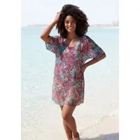 Venice Beach Chiffontunika mit Alloverdruck, leicht transparente Strandtunika