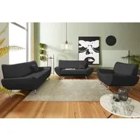 Home affaire Polstergarnitur Saltare elegant & komfortabel, 3-2-1, bequem, Designfuß, (3-tlg)