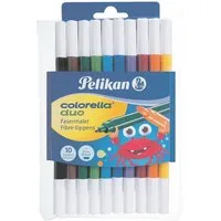 Pelikan Filzstift Colorella Duo, (10-tlg), mit ventilierter Kappe