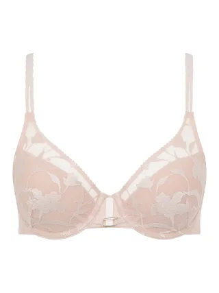 Chantelle Lingerie - Idyll Tief ausgeschnittener Spacer-BH Taffeta Pink - Gr. - 75C