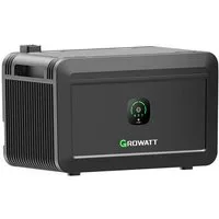 Growatt Balkonkraftwerk Growatt NOAH 2000 Speicher, 2048Wh mit 1800W PV-Eingangsleistung, (Niedrigtemperaturschutz), Fernüberwachung und -steuerung über App