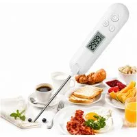 Bolwins Bratenthermometer A20C Digitales Fleischthermometer Küchenthermometer für Braten & Grill, Digitales Lebensmittelthermometer 1-tlg., A20C Lebensmittelthermometer faltbar -50°C bis 300°C, Hohe Messgenauigkeit ±1 °C, weiter Messbereich -50 °C bi