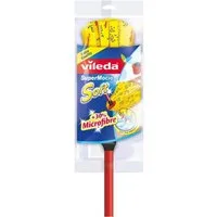 Vileda Wischmopp Wischmop mit Stiel extra saugfähig mit 30% Mikrofaseranteil