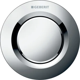 Geberit Fernbetätigung Typ 01 pneumatisch für 1-Mengen-Sp., UP-Drücker glanzverchromt, 116040211 116040211