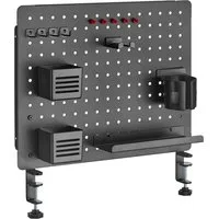 Ergolutions Wandtafel Schreibtisch Organizer Board, (1-tlg), 5 Jahre Garantie / viel Zubehör / Memoboard / Pinnwand / Wandtafel