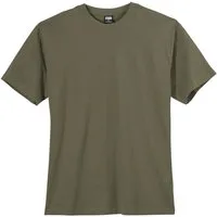 Urban Classics Plus Size Rundhalsshirt Urban Classics Übergrößen T-Shirt oliv