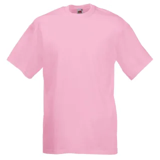 Fruit Of The Loom Herren Kurzarm T-Shirt (Hellrosa)