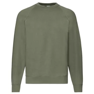 Fruit of the Loom - "Classic" Sweatshirt für Herren/Damen Unisex Raglanärmel (Klassisch Olivgrün)