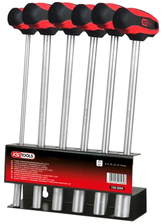 KS Tools T-Griff-Nussschraubendreher-Satz, 6-tlg, 6-14mm - 158.5000