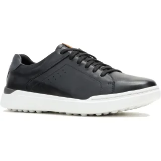 Hush Puppies Wes Leder Herren Schwarz Trainer