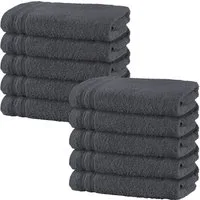 Erwin Müller Handtuch Handtuch "Heidelberg" 10er-Pack, Walk-Frottier Uni