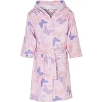 Playshoes Kinderbademantel Fleece-Bademantel Schmetterlinge