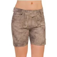 Maddox Lederhose Trachtenlederhose Damen - ELSA - stein