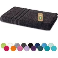 Lavea Handtücher Bali Handtuch 50x100 cm, Sporthandtuch, Fitness-Handtuch, Weiches Bio-Baumwollfrottee (1-St), pflegeleicht, GOTS-zertifiziert, extra saugstark mit 500g/m²