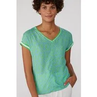 Lieblingsstück Trachtenshirt Shirt Damen - CALENA - spring green/hellblau/weiß