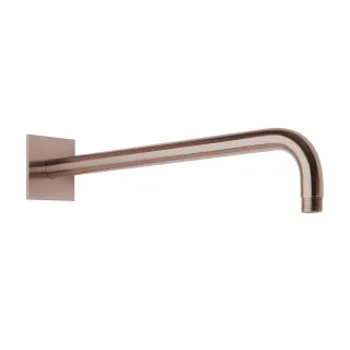 Herzbach spa ix pvd wandarm 450 rosette 70 eckig copper, Copper Steel, 21.960450.2.39 21.960450.2.39