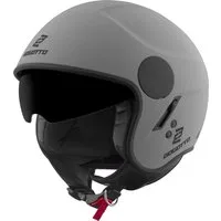 Bogotto Motorradhelm H595 SPN Jethelm, herausnehmbares Innenfutter,integriertes Sonnenvisier