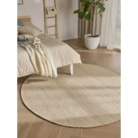benuta Wollteppich Lars, rund, Höhe: 5 mm, Wolle, Teppich Wohnzimmer, Schlafzimmer, Esszimmer, Flur, Hygge & Cozy