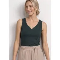 STREET ONE Tanktop aus Jersey in Unifarbe