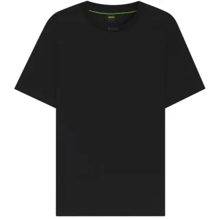 Boss - T-Shirt für Herren, Rundhalsausschnitt, Regulär (Schwarz)