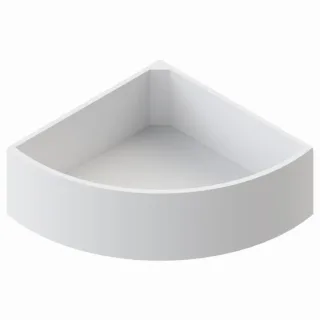 Schedel Eck-Wannenträger SW14787 145x145cm, bündig, Höhe 63cm