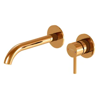 Steinberg Serie 100 Unterputz Waschtischarmatur, Ausladung 195mm, rose gold, 1001814RG 1001814RG