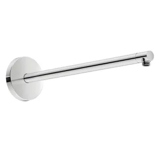 Duravit Brausearm UV0670021000 mit Wandbefestigungspaltte, chrom, 485mm, DN15