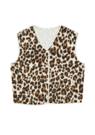 s.Oliver - Indoor-Weste braun/beige - Gr. - 42