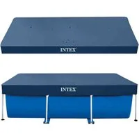 Intex Schutzplane Rahmenpoolabdeckung 300x200 cm (Spar-Set, 1-St., Wärmeisolierung), reduziert die nächtliche Abkühlung sowie die Wasserverdunstung